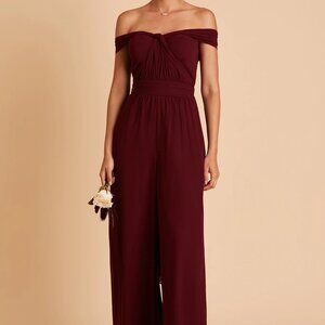 Birdie Grey - Gigi Jumpsuit in Cabernet, US S